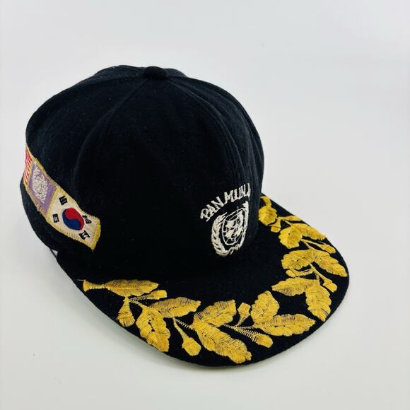 Vintage Pan Mun Jom Wool Hat Cap From Korea 70’s True Vintage War Military Peace - Picture 1 of 7